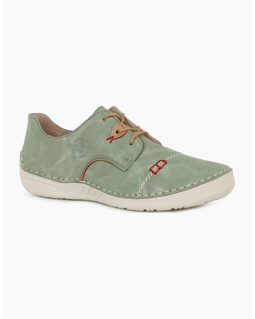 Rieker Green Content Shoes