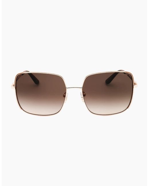 Guess Brown Shiny Rose Gradient Sunglasses