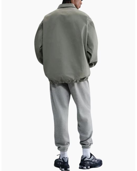 Nike Gray Club Joggers Fn3808 Cuffed Brushed Trousers for men