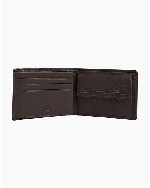 Oliver Sweeney Black Milled Leather Billfold Wallet for men