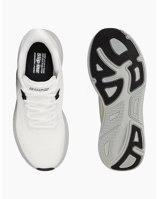 Skechers White Slip