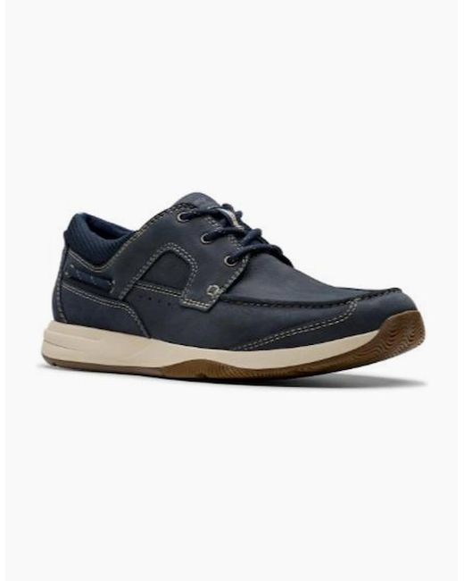 Clarks Blue Sailview Lace for men