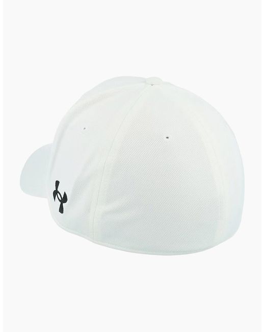 Under Armour White Team Blitzing Baseball Cap