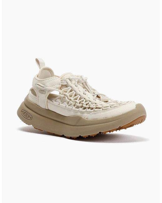 Keen White Uneek Wk Birch/ Plaza Taupe Trainers