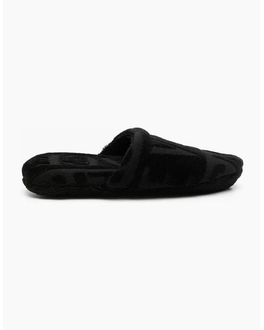 Versace Black Bath Slippers The for men