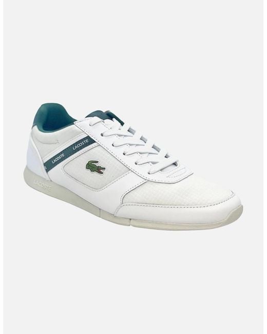 Lacoste White Menerva Sport Trainers for men