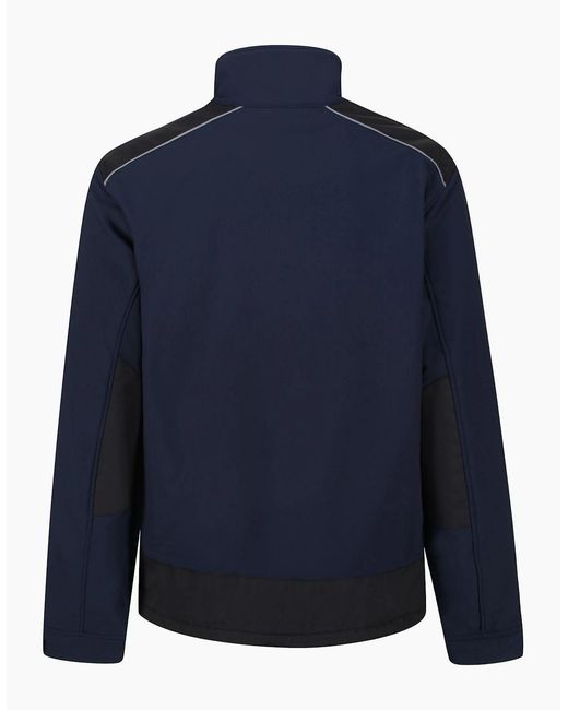 Regatta Blue Sandstorm Workwear Softshell Jacket for men