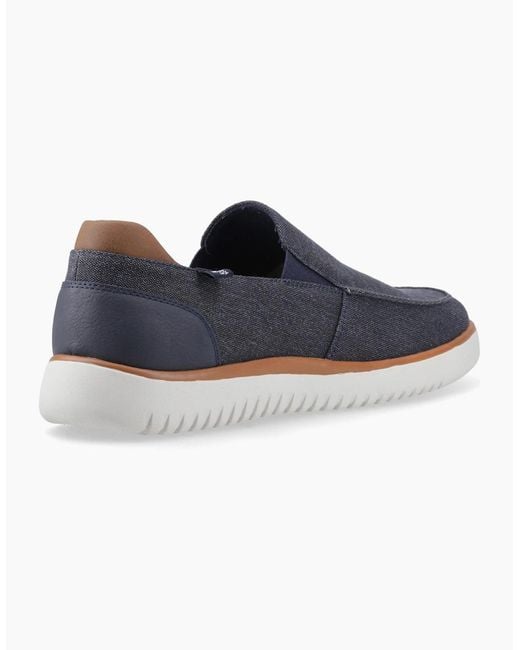 Hush Puppies Blue Damon Slip On Casual Shoes for men
