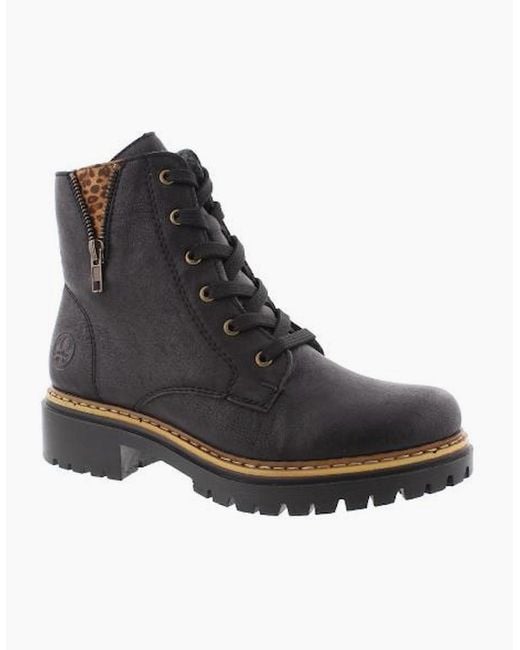 Rieker Black Ladies Boots 72617-00