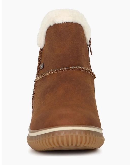 Rieker Brown Massachusetts Ankle Boots