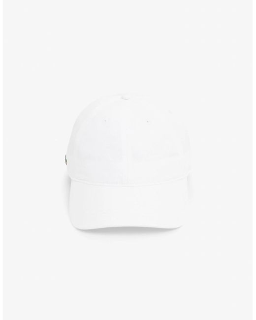 Lacoste White Sport Lightweight Cap for men