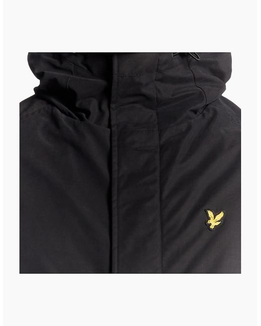 Lyle & Scott Gray Lyle & Scott Jet Membrane Parka for men