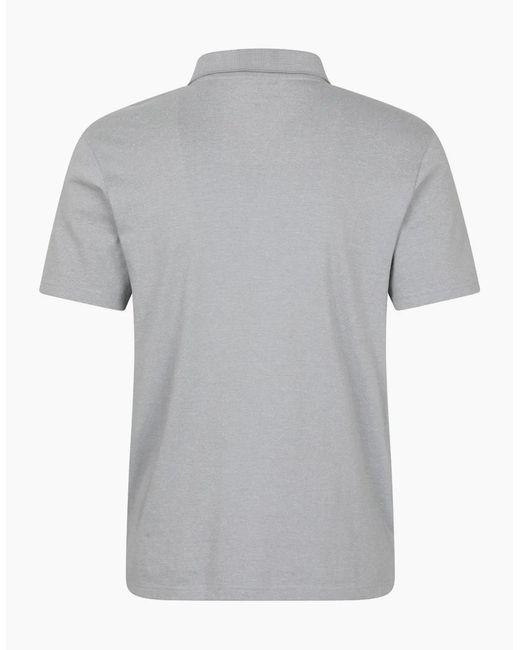 Mountain Warehouse Gray Cordyline Textured Polo Shirt for men