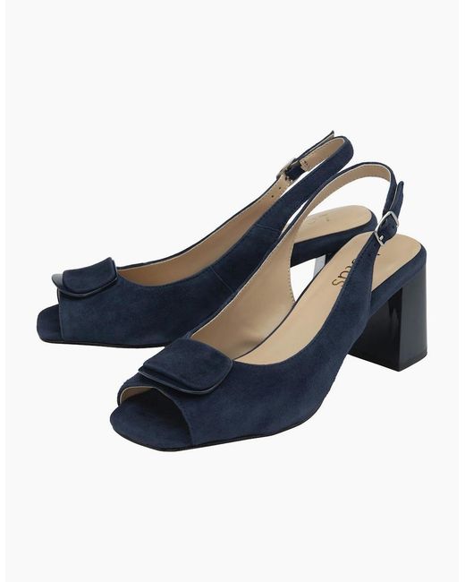 Lotus Blue Josefa Heeled Sandals
