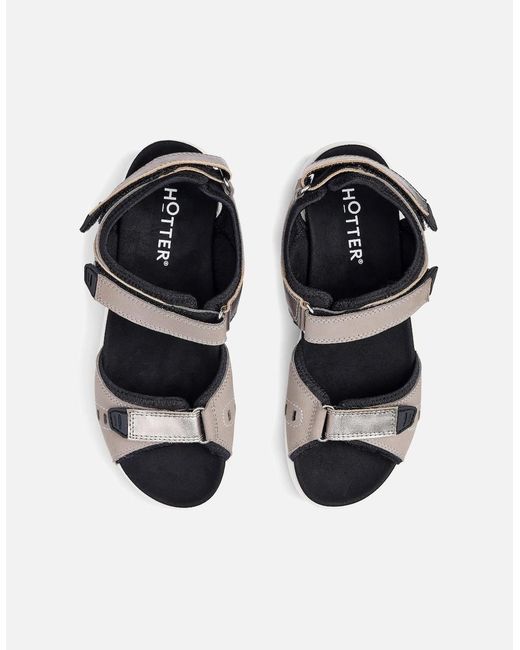 Hotter White Walk Ii Sandals
