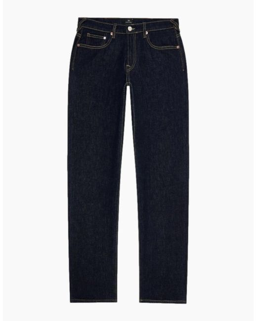 Paul Smith Blue Ps Relaxed Taper Fit Jeans R Wash R Wash for men