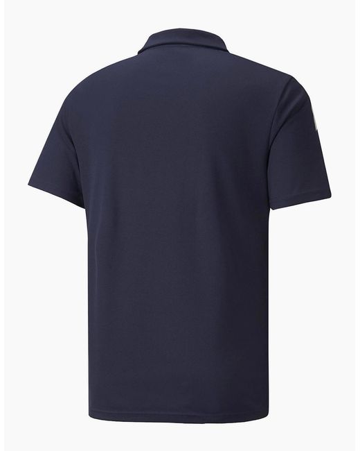 PUMA Blue Teamliga Sideline Polo Shirt for men