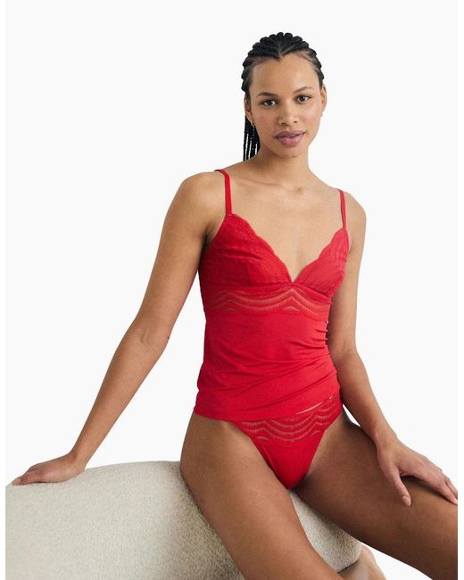 Boss Red Luxe Vest & Thong Gift Set