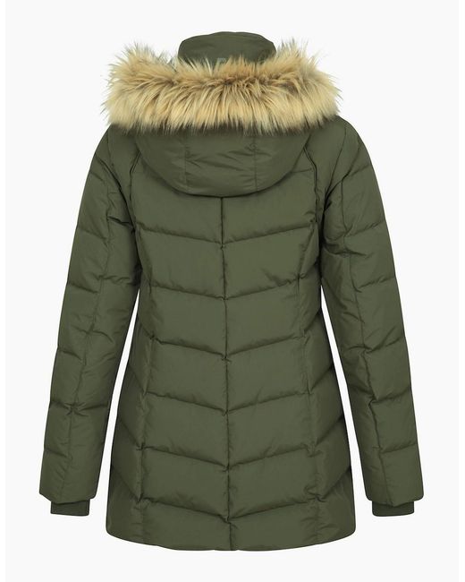 Mountain Warehouse Green Ladies Isla Ii Long Down Jacket