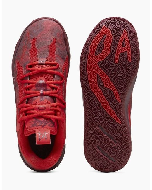 PUMA Red Mb.03 Lo Team Basketball Trainers for men