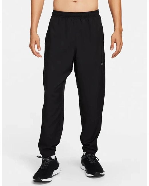 Nike Black Challenger Dri-Fit Woven Running Trousers for men