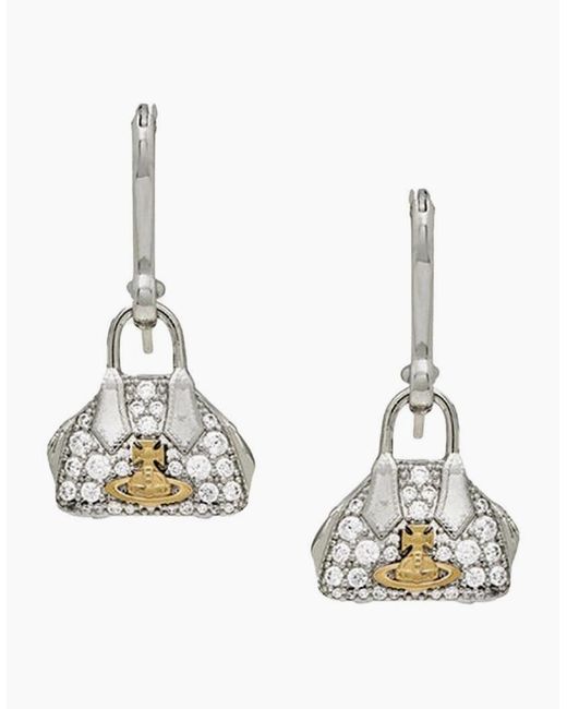 Vivienne Westwood Metallic Yasmine Earrings