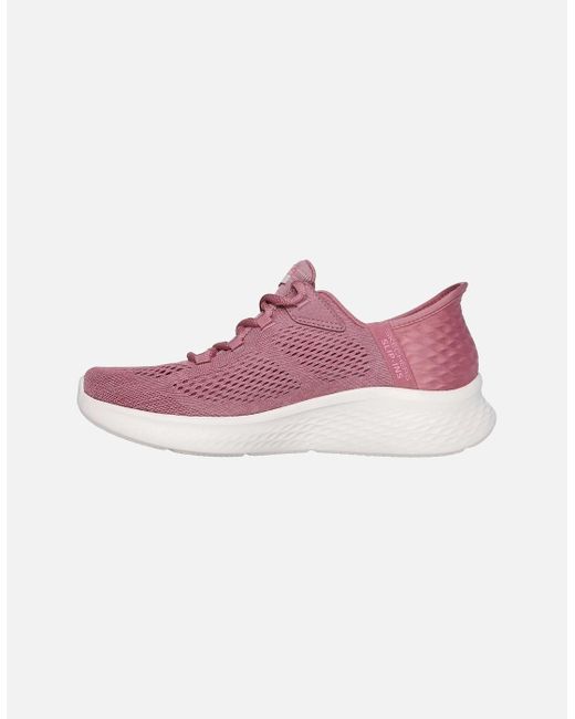 Skechers Pink Skech-Lite Pro Natural Trainer