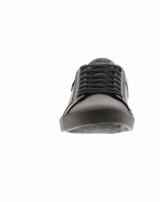 Kickers Black Casual Shoes Kody Lo Leather Lace Up Uk Size for men