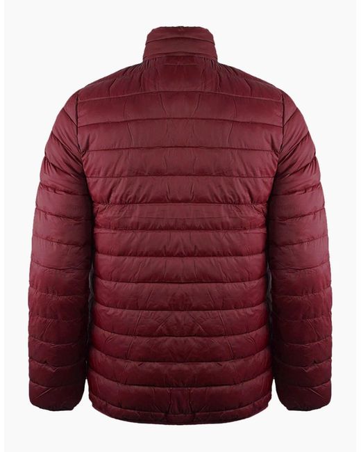 Aquascutum Red London Logo Bordeaux Active Jacket for men