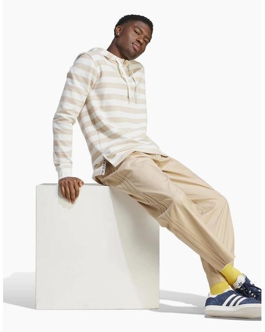 Adidas Originals Natural Drawstring Chinos for men