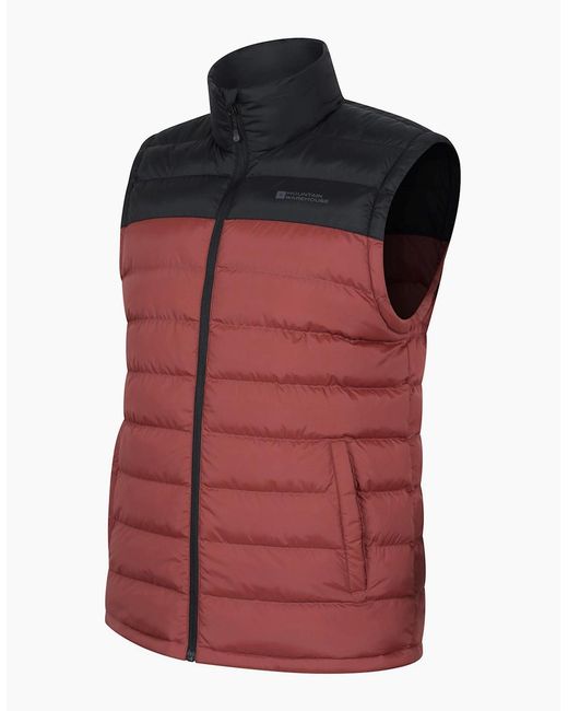 Mountain Warehouse Red Seasons Ii Padded Gilet for men
