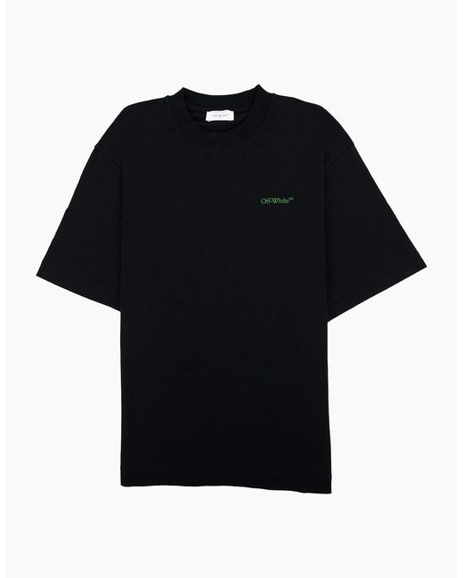 Off-White c/o Virgil Abloh Black Off Moon Cam Arrow Skate S/S T Shirt for men