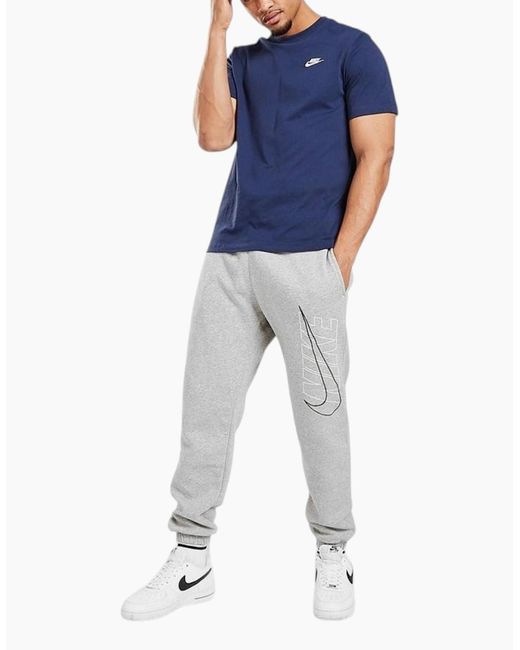 Nike Blue Ar4997 Club T Shirts Cotton for men