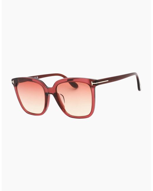 Tom Ford Pink Selby Shiny Bordeaux Sunglasses