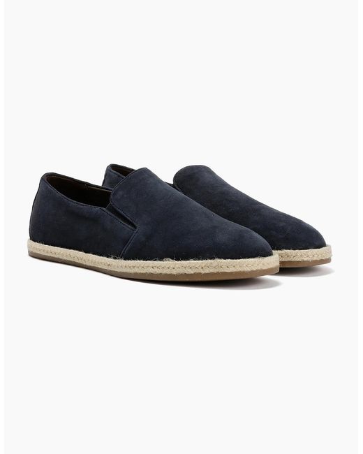 Hudson Blue Havana Suede Espadrilles for men