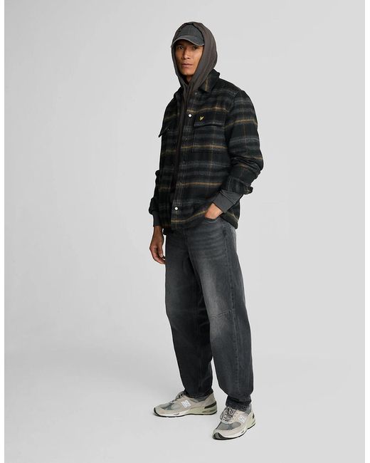 Lyle & Scott Gray Loopback Cotton Hoodie for men