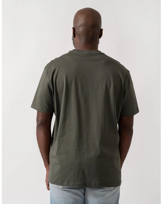 ARMANI EXCHANGE Green T-Shirt With Small Milano/New York Logo for men