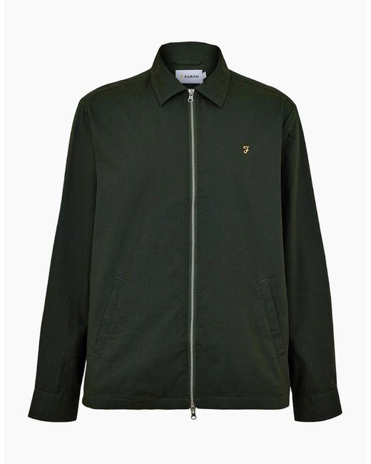 Farah Green Radley Regular Overshirt for men