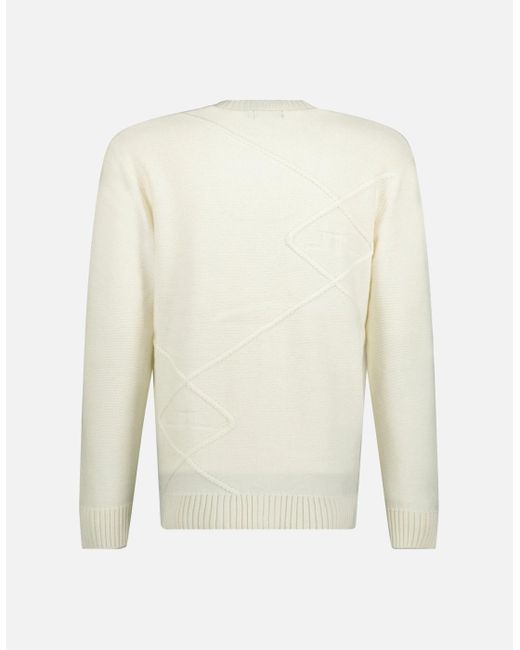 J.Lindeberg White Clarke Knitted Golf Cardigan for men