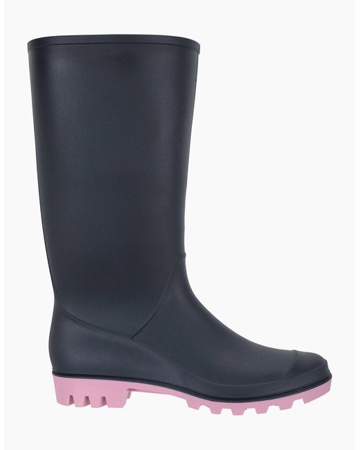 Mountain Warehouse Blue Ladies Splash Wellington Boots