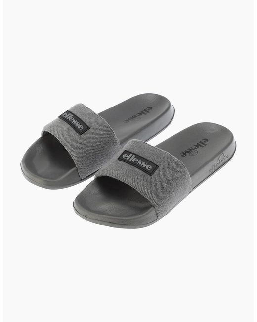 Ellesse Gray Laxxes Open Toe Slide Sandals for men