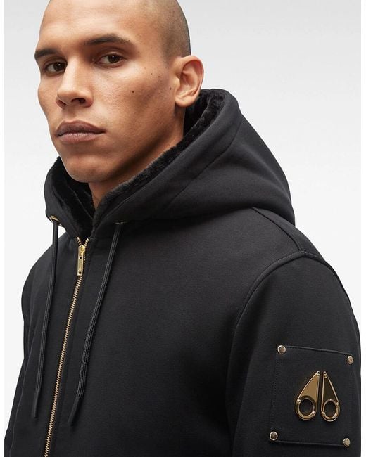 Moose Knuckles Black Classic Bunny Hooded for men