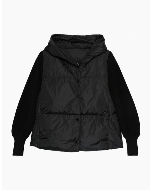 Canada Goose Black Hybridge Astonia Knit Hoody