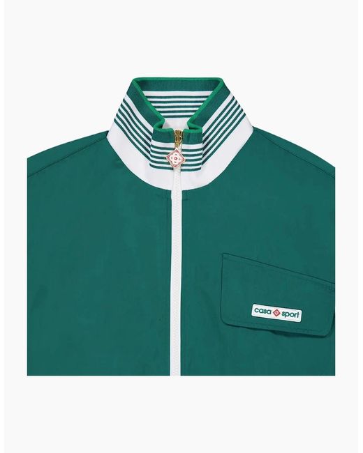 Casablanca Green Shell Suit Track Jacket Mf23-Jk-256-02 Jackets for men