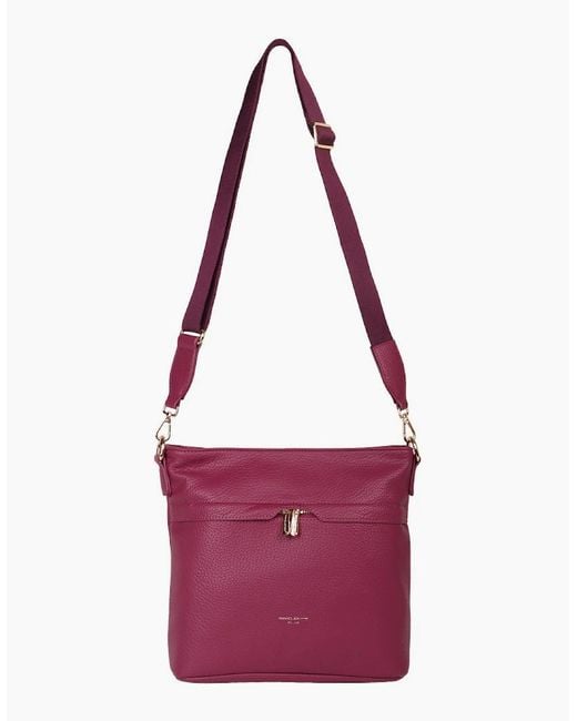 David Jones Purple Nice Iii Messenger Bag