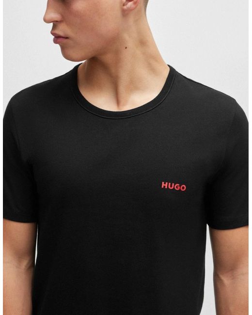 Boss Black Hugo Three-Pack Of Underwear T-Shirts for men