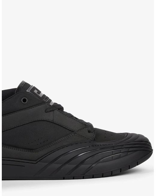 Givenchy Black Mid Top Skate Sneakers for men