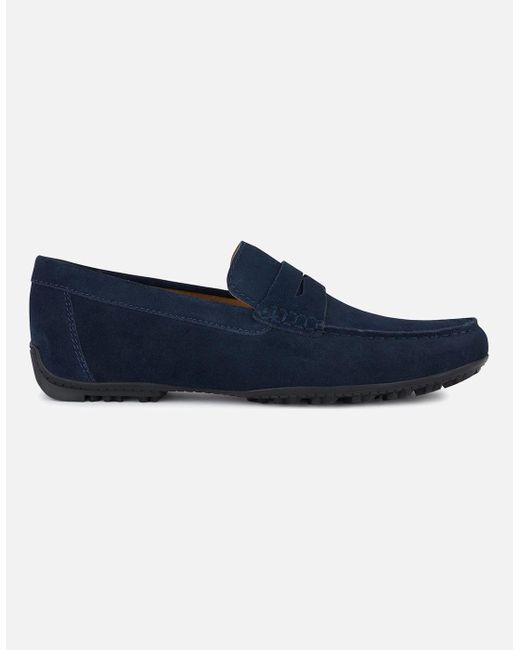 Geox Blue U Kosmopolis + Grip Moccasins for men