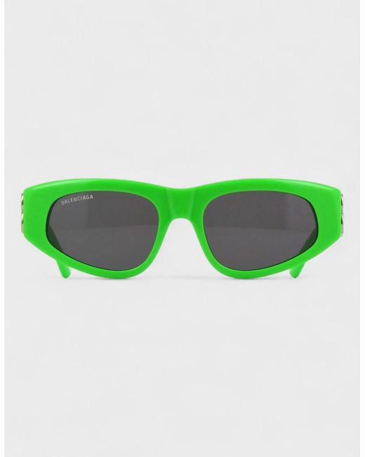 Balenciaga Green Cat Eye Sunglasses