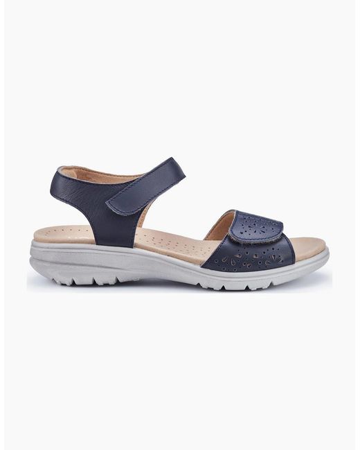 Hotter Blue Leah Ii Sandals